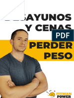 Desayunos y Cenas para Perder Peso - FitMan Power