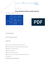 1st Term Ss1 Technical Drawing Scheme of Work and Note - Ecolebooks