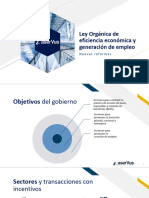 Ley Orgánica de Eficiencia Económica y Generación de Empleo