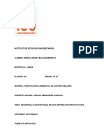 Act 2 Certificacion Ambiental Desarrollo de Sustentabilidad de Una Empresa Manufactura.