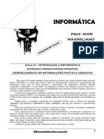 Informática - 1 Sistemas Operacional Windows 10 - 4929213045