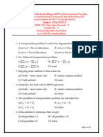 Statistics - Paper-VIIA