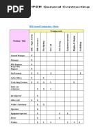 HSE General Training Plan