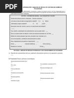 Formato de Analisis de Riesgo de Sustancias Quimicas