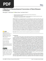 A Review of Thermochemical Conversion of Waste Biomass To Biofuels