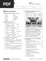 Vocabulary Extension Unit4 Without Answers