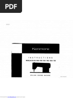 Kenmore 68/95/96/1600/1650/1651/1652/1654/1750 Sewing Machine Instruction Manual