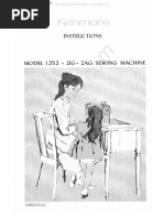 Kenmore 158.1252 Sewing Machine Instruction Manual