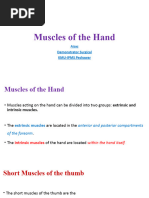 Muscles of The Hand P