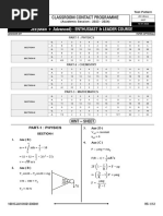 Classroom Contact Programme Jee (Main + Advanced) : Enthusiast & Leader Course