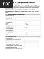 Fcom001 - Solicitud de Servicio - Auditorias y Certificacion