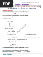 II PUC Chemistry Short Notes-2024 (Other)