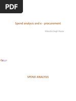 Spend Analysis and E-Procurement