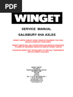 Service Manual Salisbury 5ha Axles