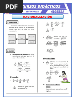 Racionalización - Secundaria