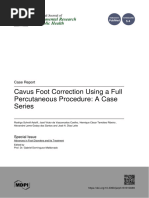 Cavus Foot Correction Using A Full Percutaneous Procedure: A Case Series