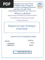 MODELE de RAPPORT Techniques D'electricité Kaouche