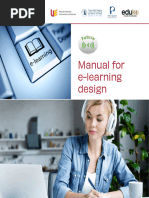 En Manual For E-Learning Design Raport