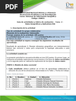 Guía de Actividades y Rúbrica de Evaluación - Unidad 1 - Tarea 2 - Datos Geográficos y Aplicativos SIG