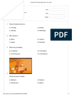 Ulangan Harian Bahasa Inggris Kelas 3 SD - Quizizz