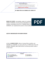 110 - Modelo de Danos Morais - Cartão Não Solicitado