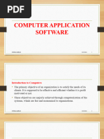 Computer Application Software