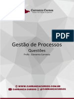 Gestão de Processo - Questões