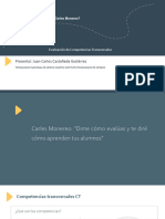 Evaluacion de Competencias Carles Monereo - Preentacion