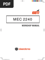 Kioti Daedong MEC2240 UTV (Utility Vehicle) Service Manual 04-2014