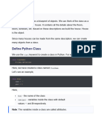Python Classes: Class