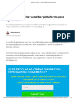 Aprenda A Escolher A Melhor Plataforma para Loja Virtual