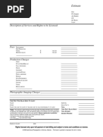 APA Estimate Form