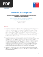 Declaración de Santiago 2024