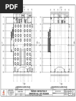 Proposed Construction of Convention Hall With Mezzanine: Ground Floor Plan Mezzanine Floor Plan