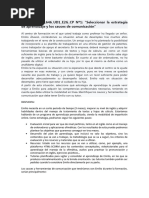 MF1444 - 3 - UF1646 - UD1 - E2G - CP Nº1: "Seleccionar La Estrategia de Aprendizaje y Los Cauces de Comunicación"