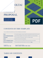 Solar Photovoltaic Plant Project Proposal by Slidesgo