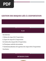 Gestion Des Risques Liés À L - Exportation