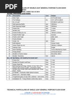 Data Sheet - Gi Flush Doors