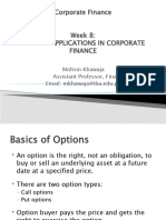 Week 8 - Options