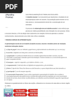 Trabalho Escolar, Estrutura, Elaboração, Normas Trabalho Escolar