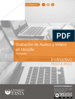 Grabación de Audios y Videos (2) ANTRO