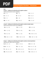 Third Space Learning Adding and Subtracting Negative Numbers GCSE Worksheet