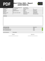 Transformer Test - Report