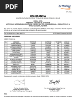 Constancia SCTR