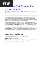 Deploy OpenStack