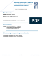 Sistema Integral de Información Académica: Datos Generales