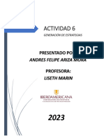 Actividad 6 - Generación de Estrategias en La Planeación de Inventarios