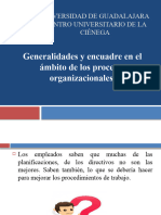 Generalidades y Encuadre en El Ámbito de Los Procesos Organizacionales