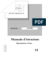 Manuale D'istruzione AP 5091 Idros CAT