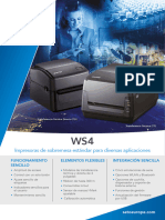 Sato Ws4 Datasheet Spanish